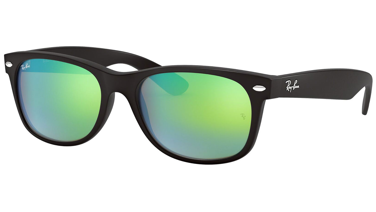New Wayfarer Flash RB2132 rubber black grey