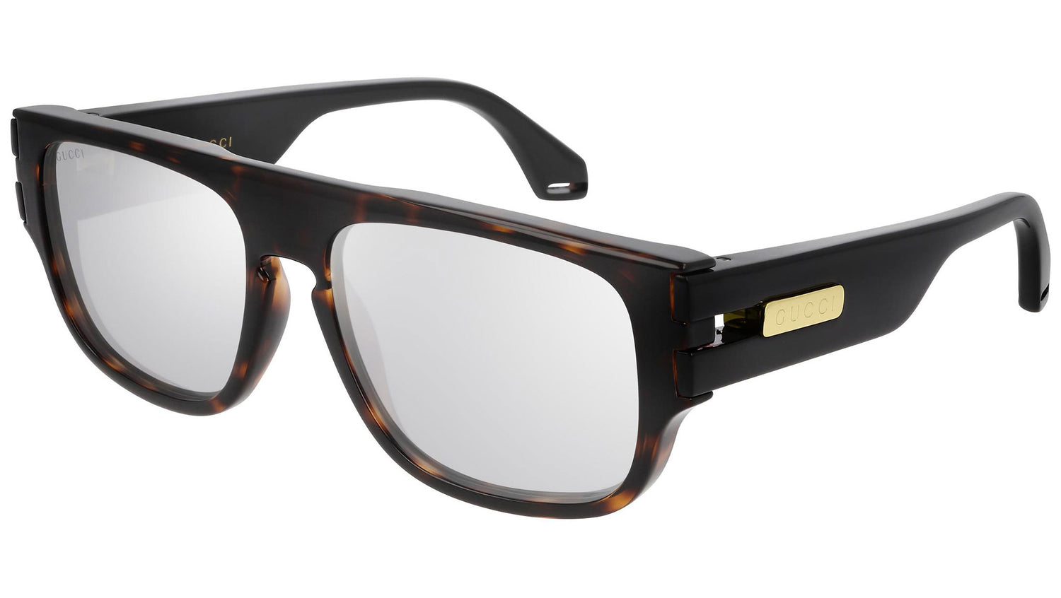 GG0664S shiny tortoise and grey + silver