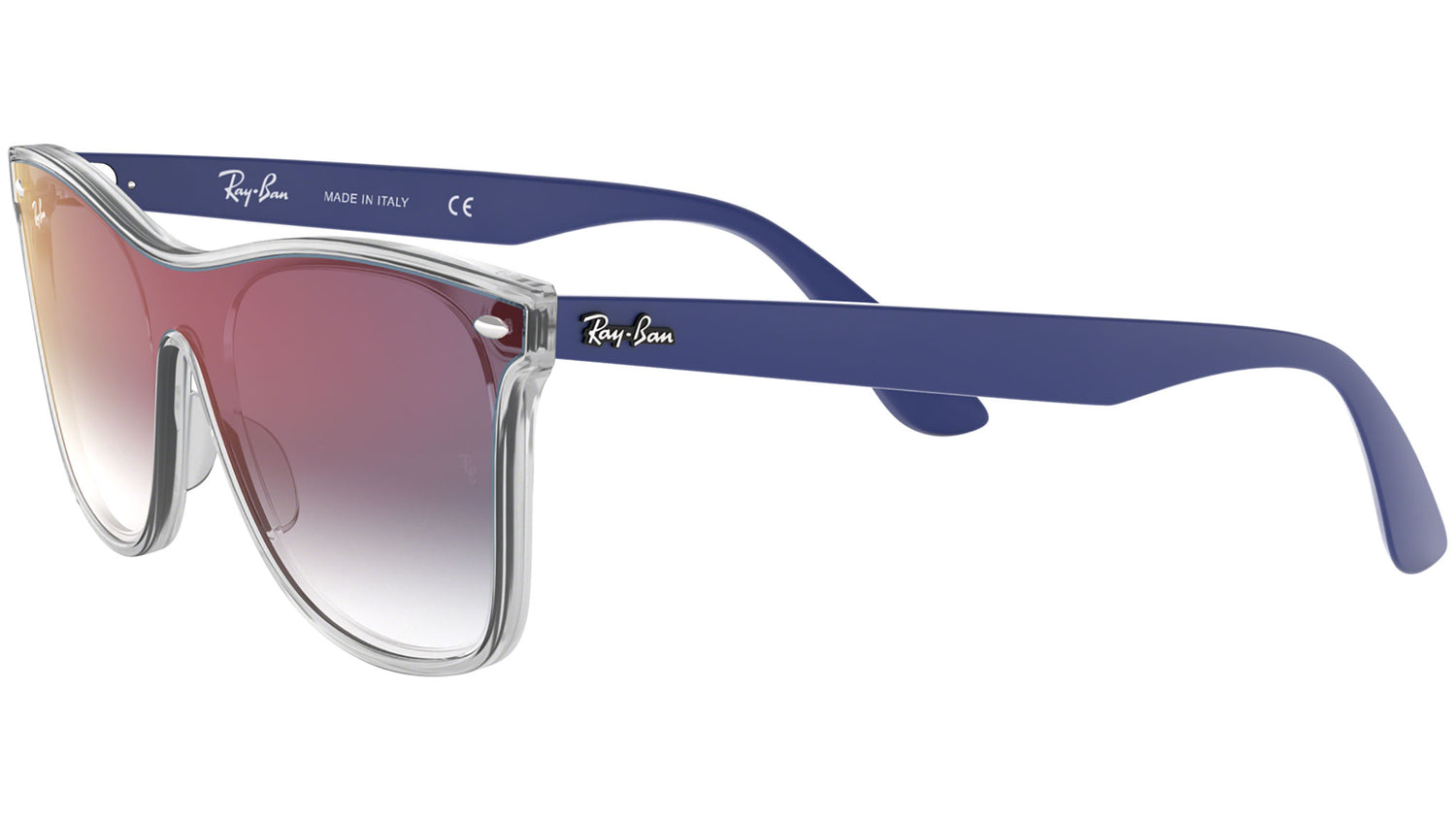Blaze Wayfarer RB4440N matte trasparent blue