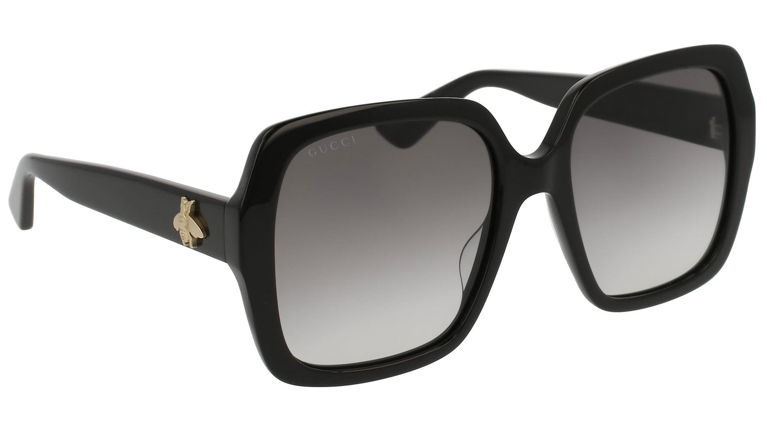 GG0096S shiny black and grey