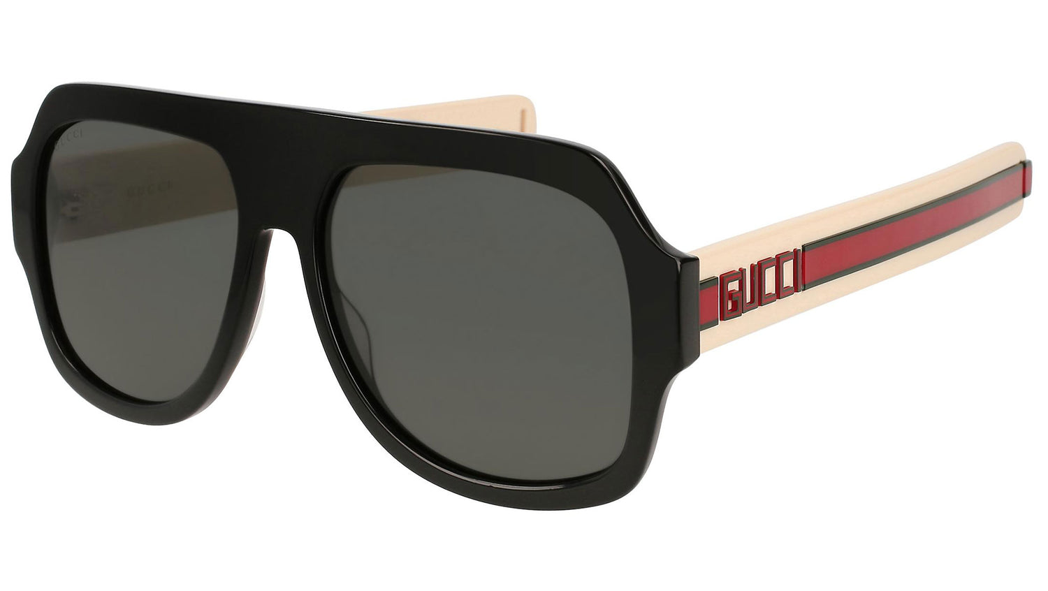 GG0255S shiny black and grey