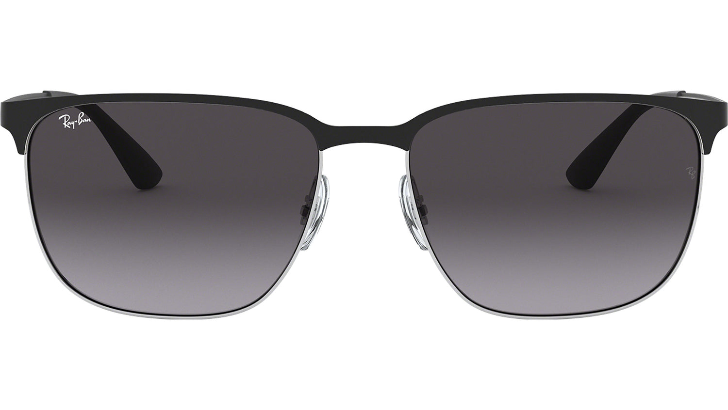 RB3569 90048G black on silver