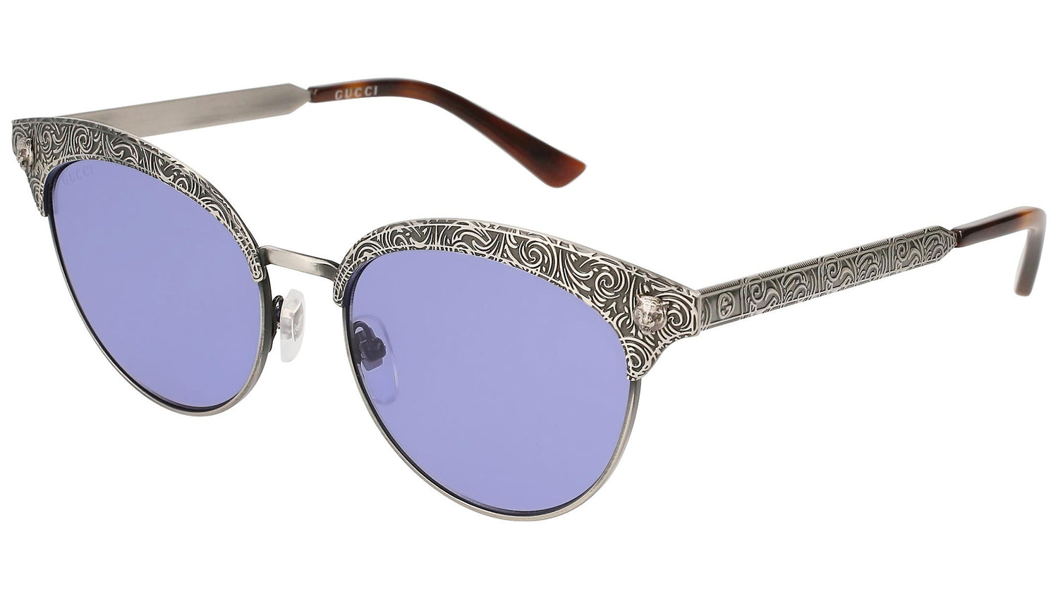 GG0220S shiny silver and lavander