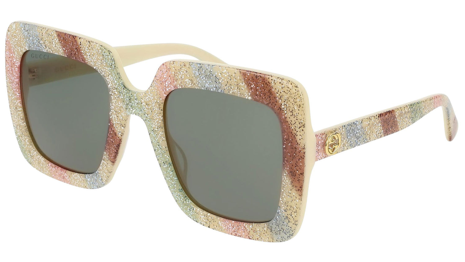 GG0328S glitter multicolor and green petrol