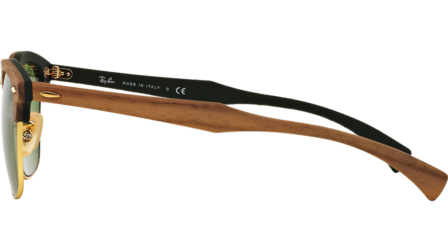 Clubmaster Wood RB3016M 11824E Green