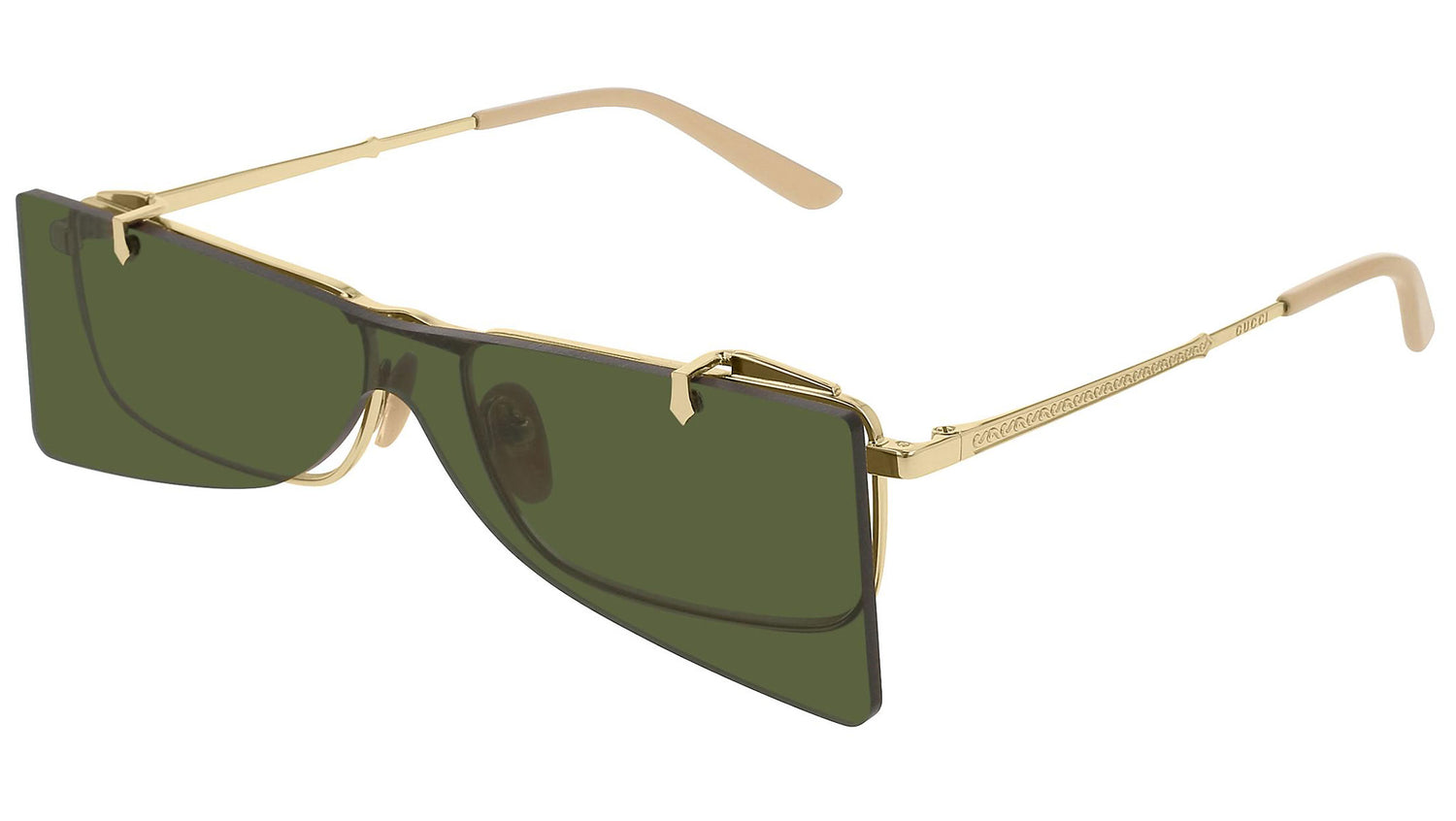 GG0363S shiny gold and green