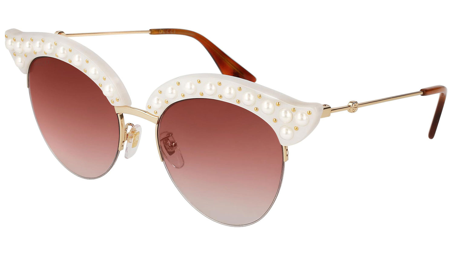 GG0212S white white and burgundy