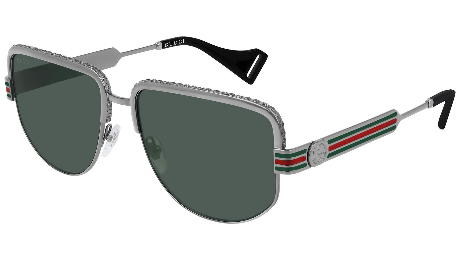 GG0585S shiny ruthenium and green