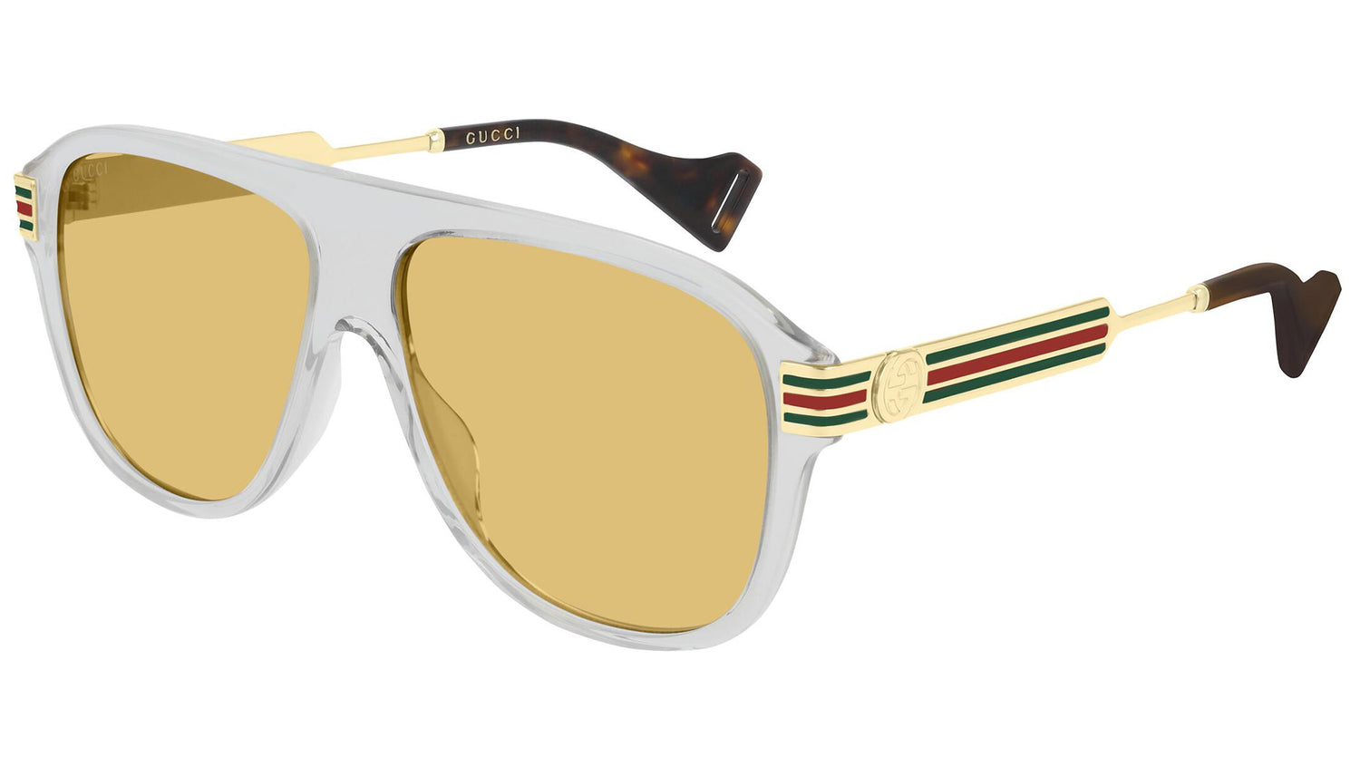 GG0587S transparent grey and nicotine