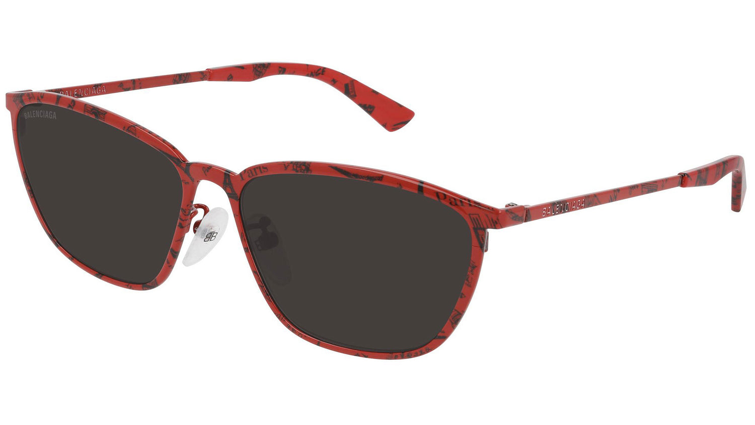 BB0083S 003 paris red on white base