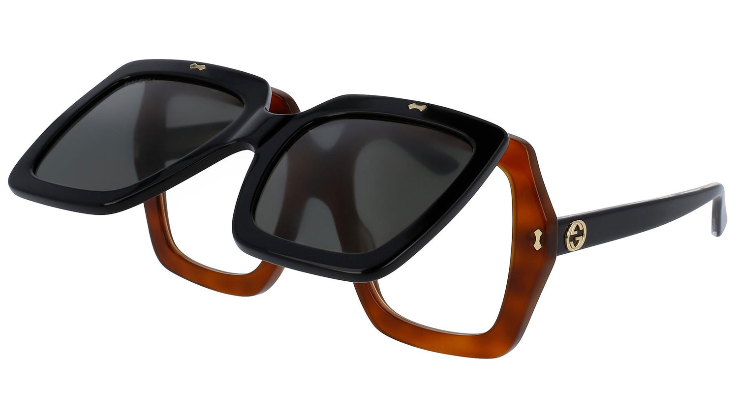 GG0088S tortoise black and grey