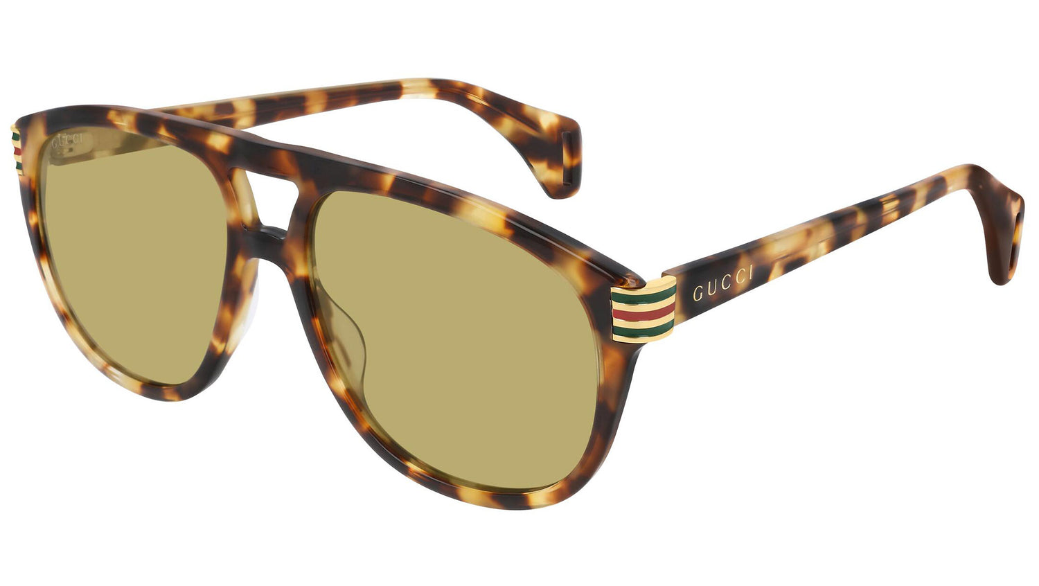 GG0525S shiny tortoise and khaki