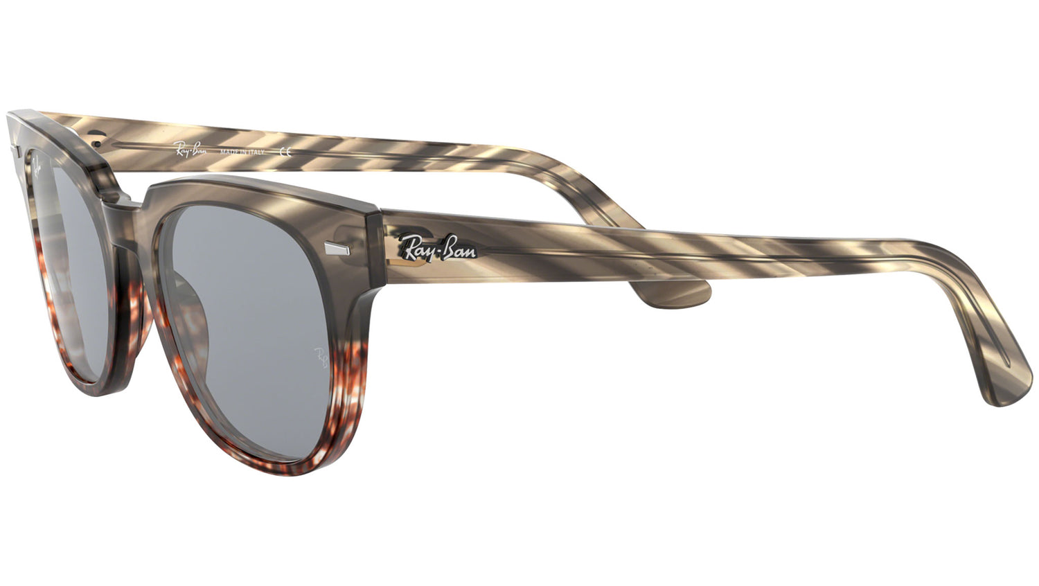 Meteor Striped Havana RB2168 grey gradient brown