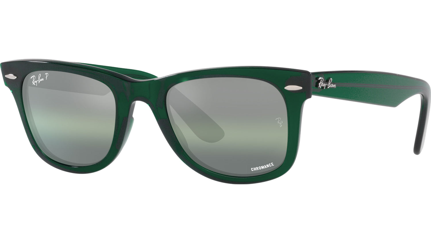 Wayfarer RB2140 6615G4 transparent green