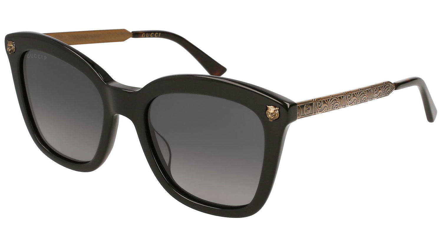 GG0217S shiny black and polar grey