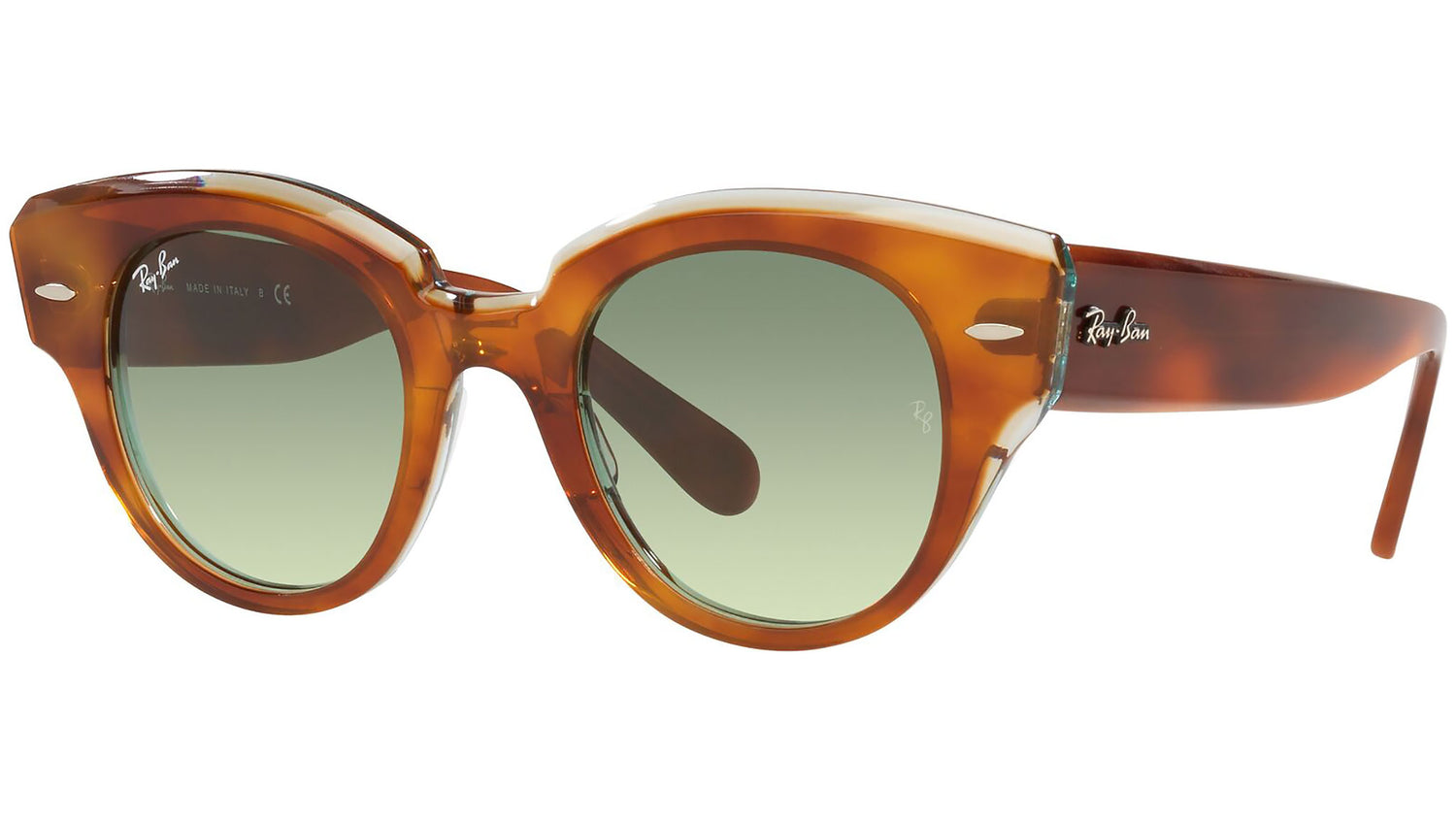 Roundabout RB2192 1325BH havana on transparent green