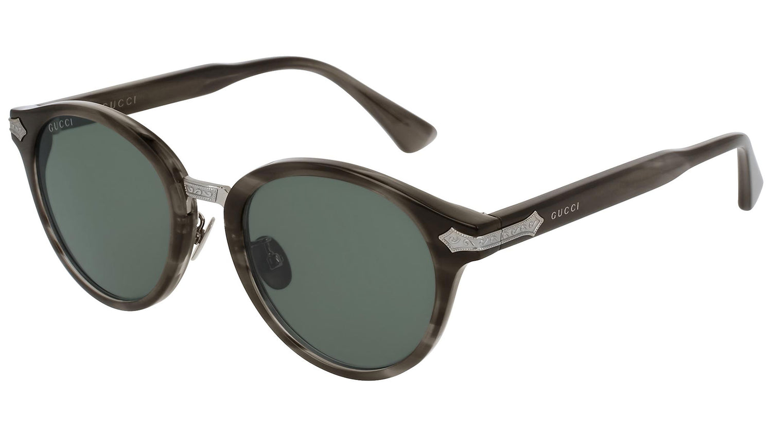 GG0066S silver tortoise and green