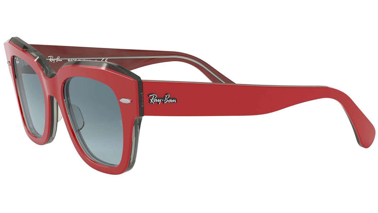 State Street RB2186 12963M Red Transparent