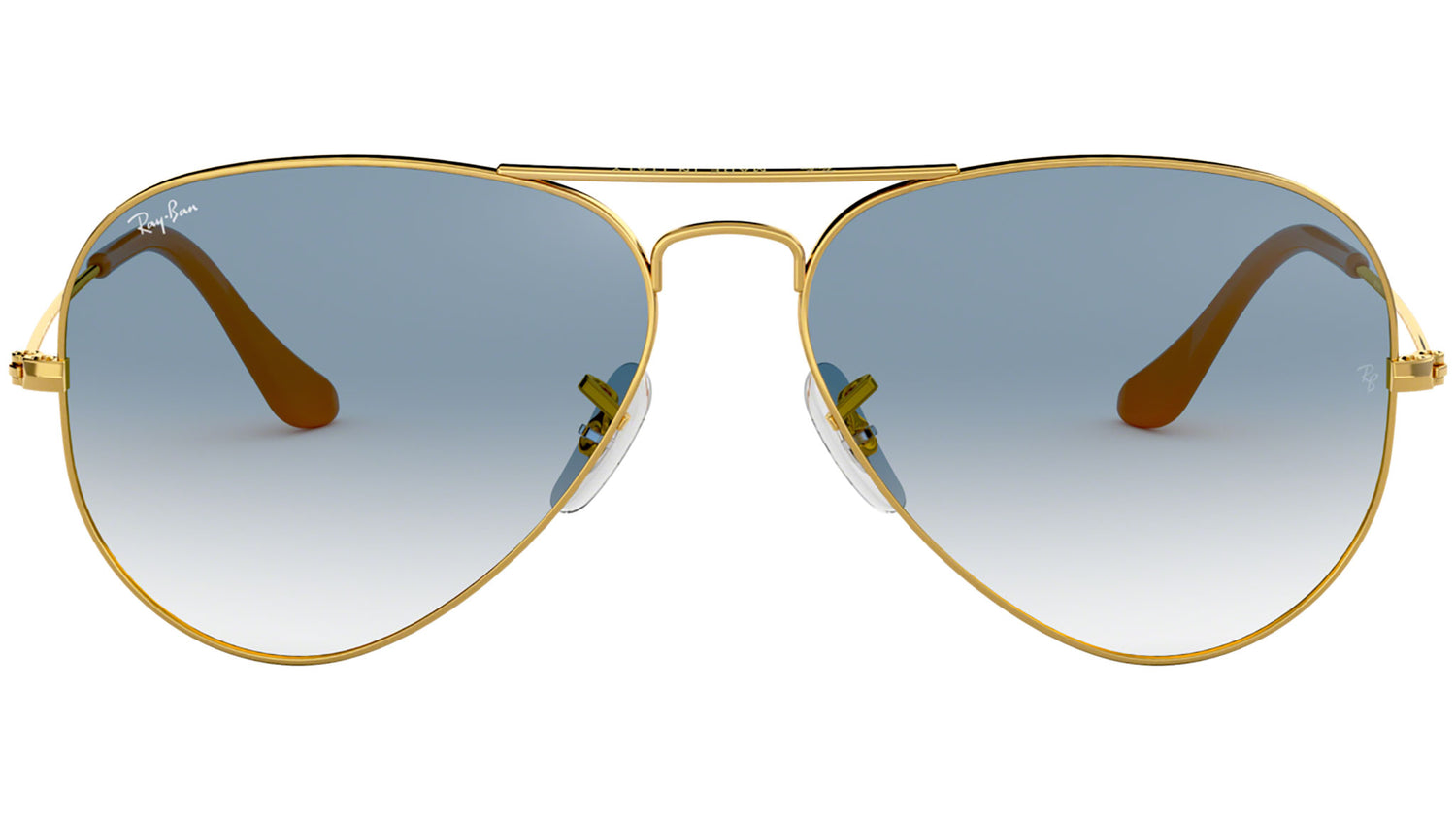 Aviator Gradient RB3025 001/3F Gold Blue