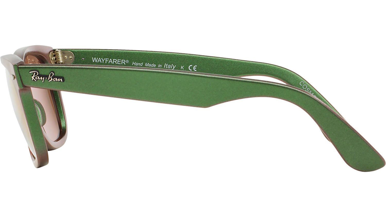 Wayfarer RB2140 6109Z2 metallic green