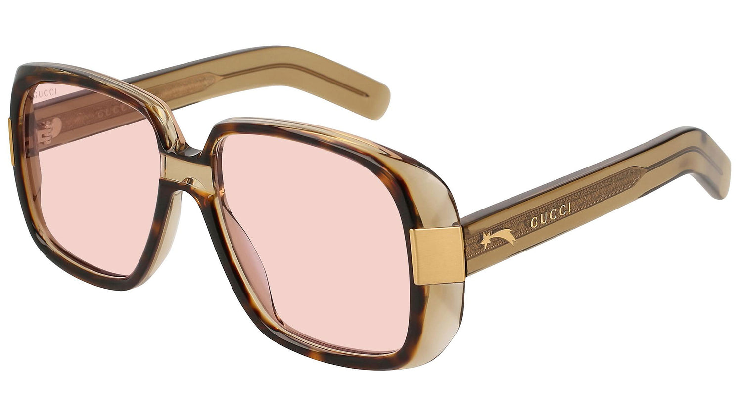 GG0318S green tortoise and light pink