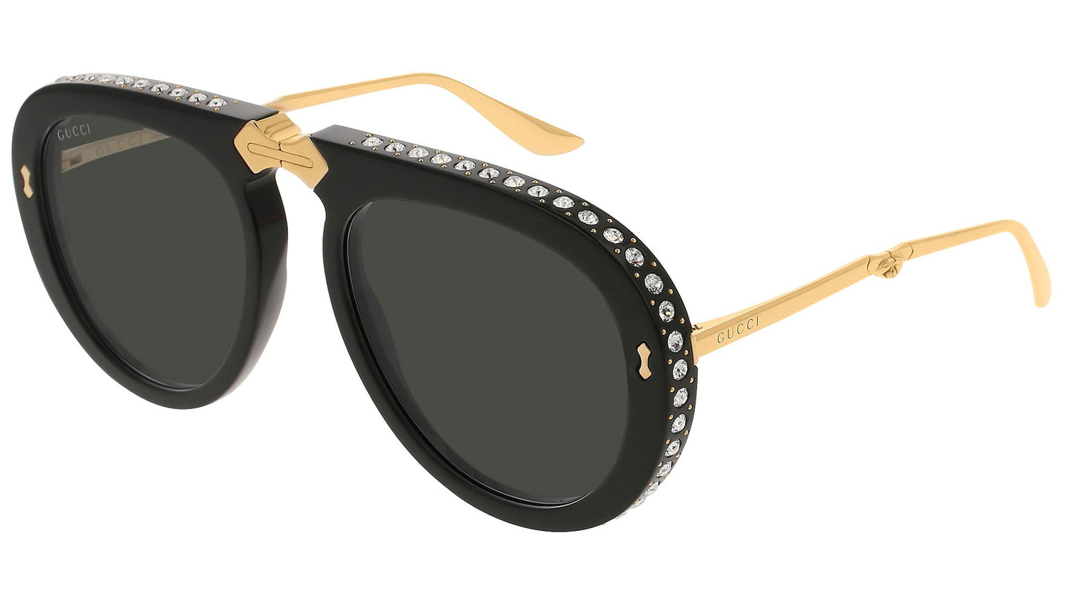 GG0307S shiny black and grey