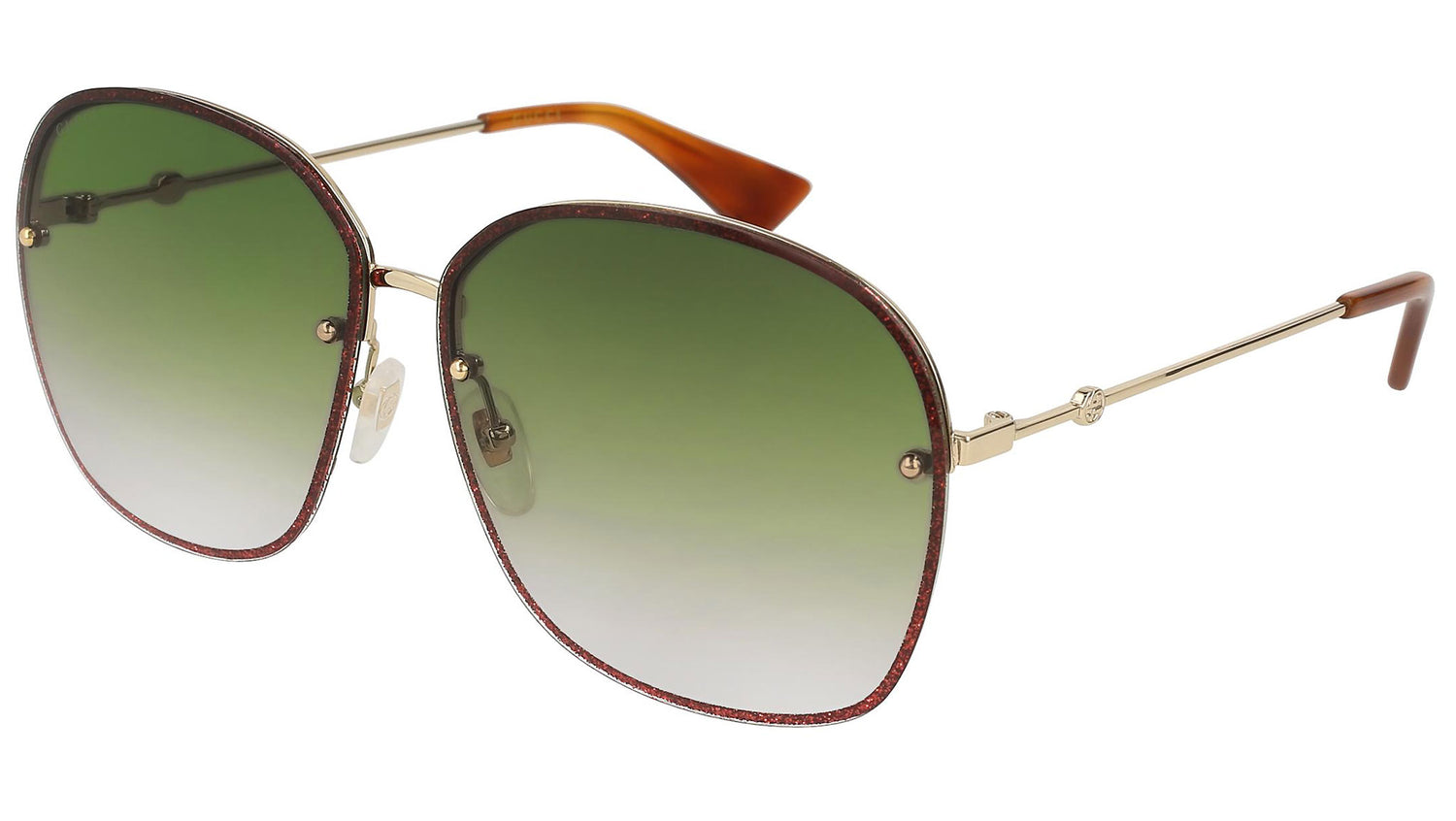 GG0228S shiny gold and green