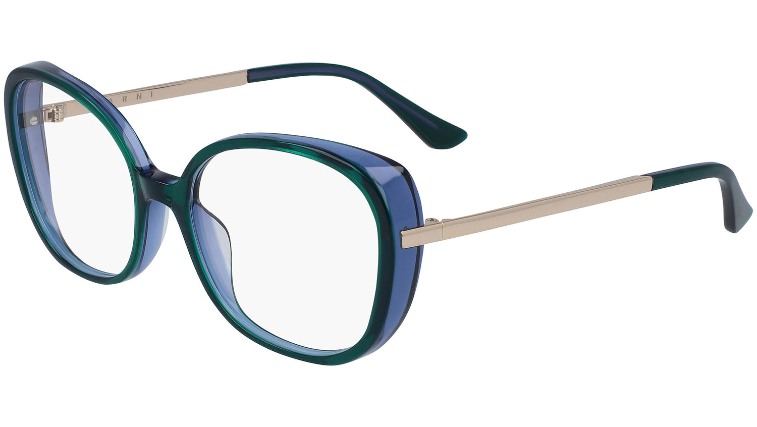 ME2633 411 blue and green transparent