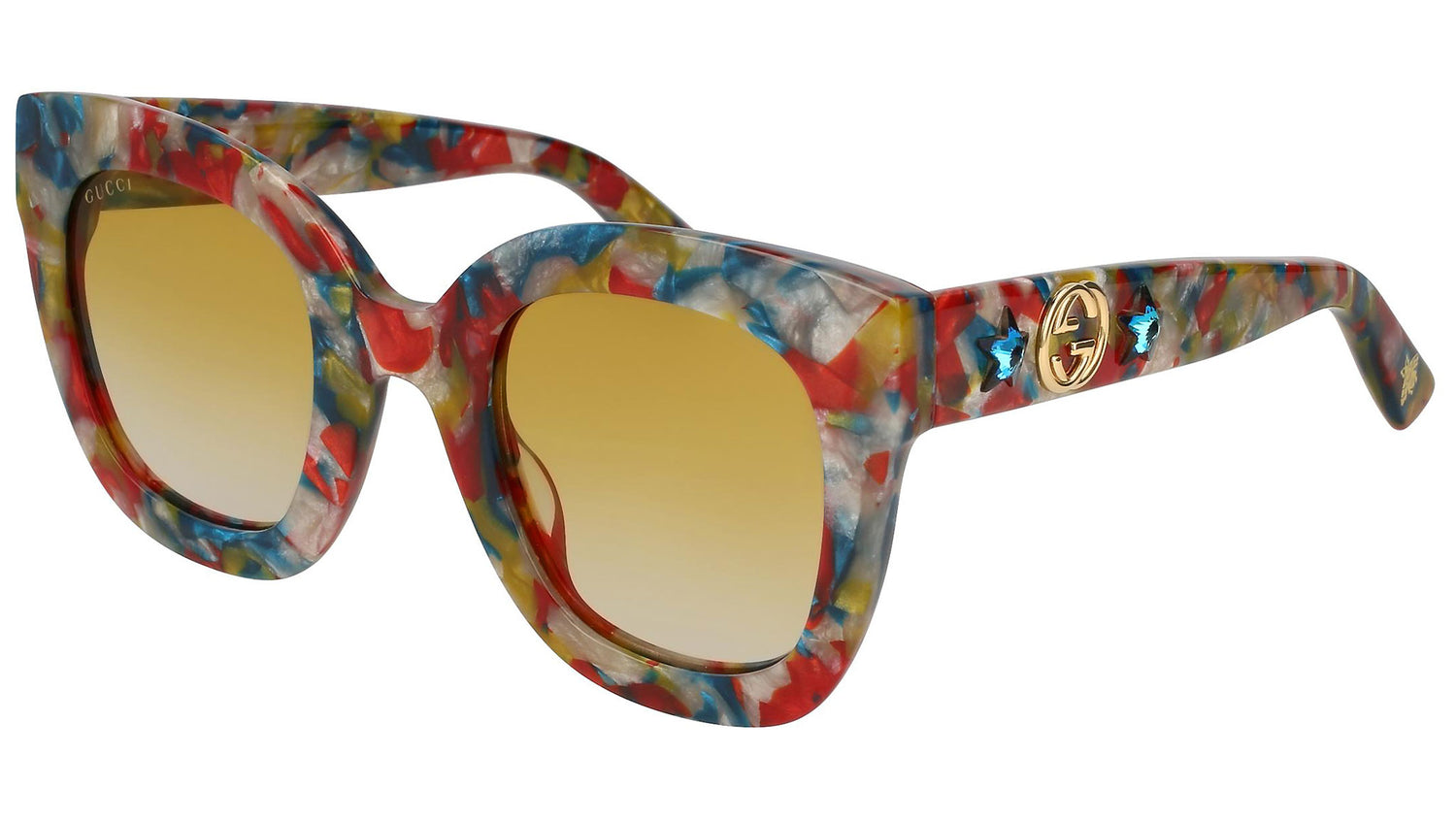 GG0208S shiny multicolor and yellow