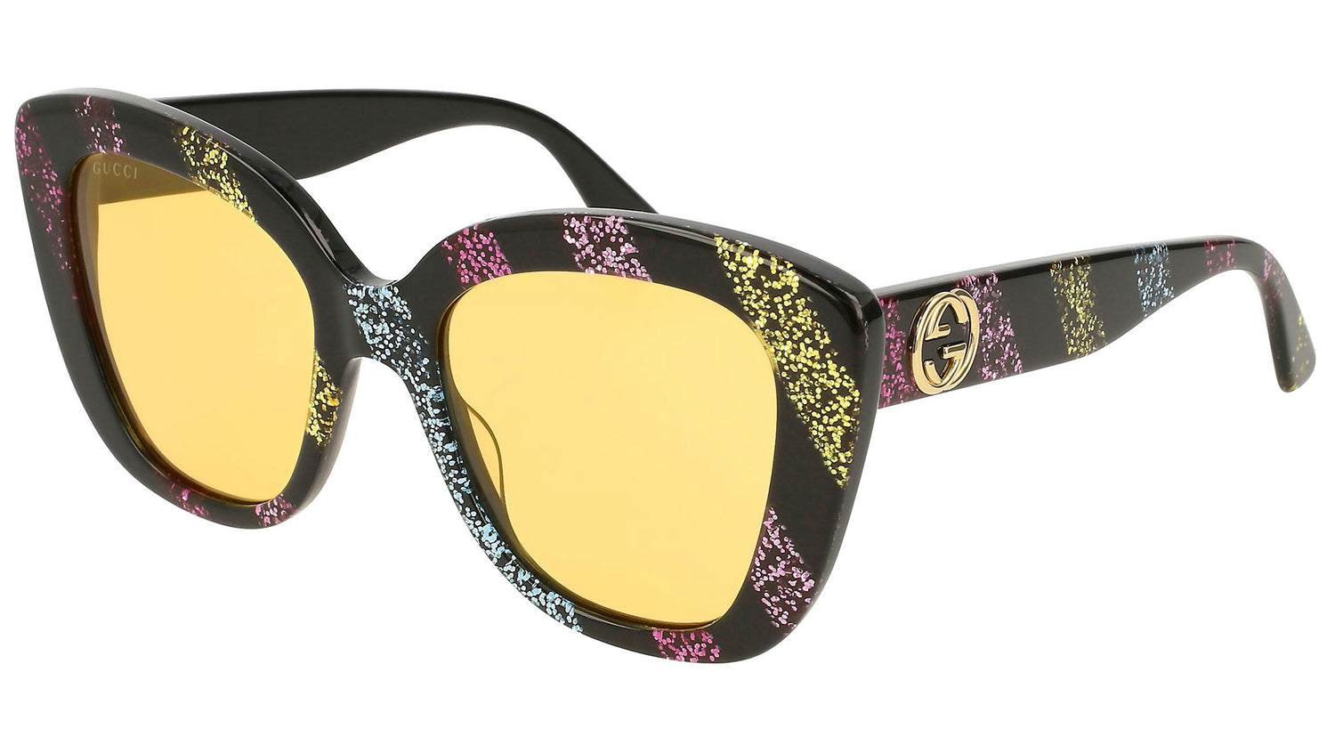 GG0327S glitter multicolor and yellow