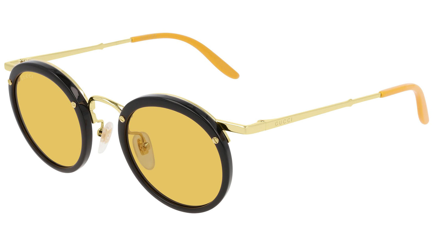 GG0674S shiny black and dark yellow