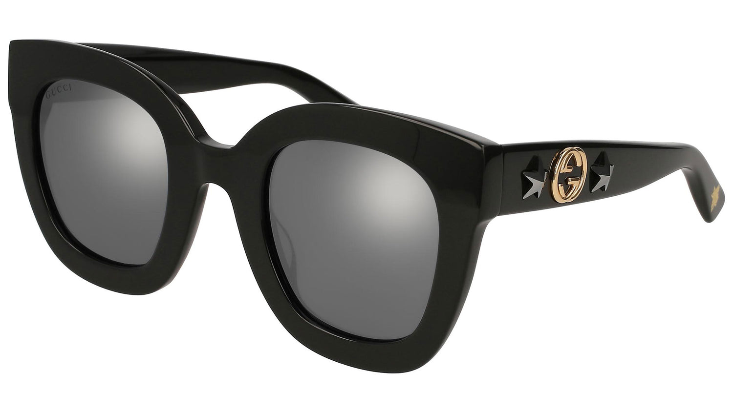 GG0208S shiny black and grey + gun