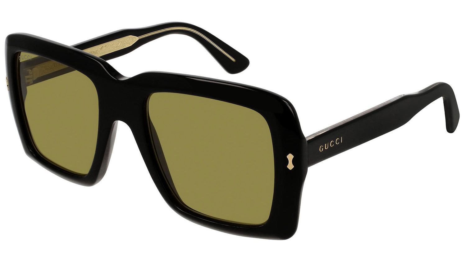GG0366S shiny black and khaki