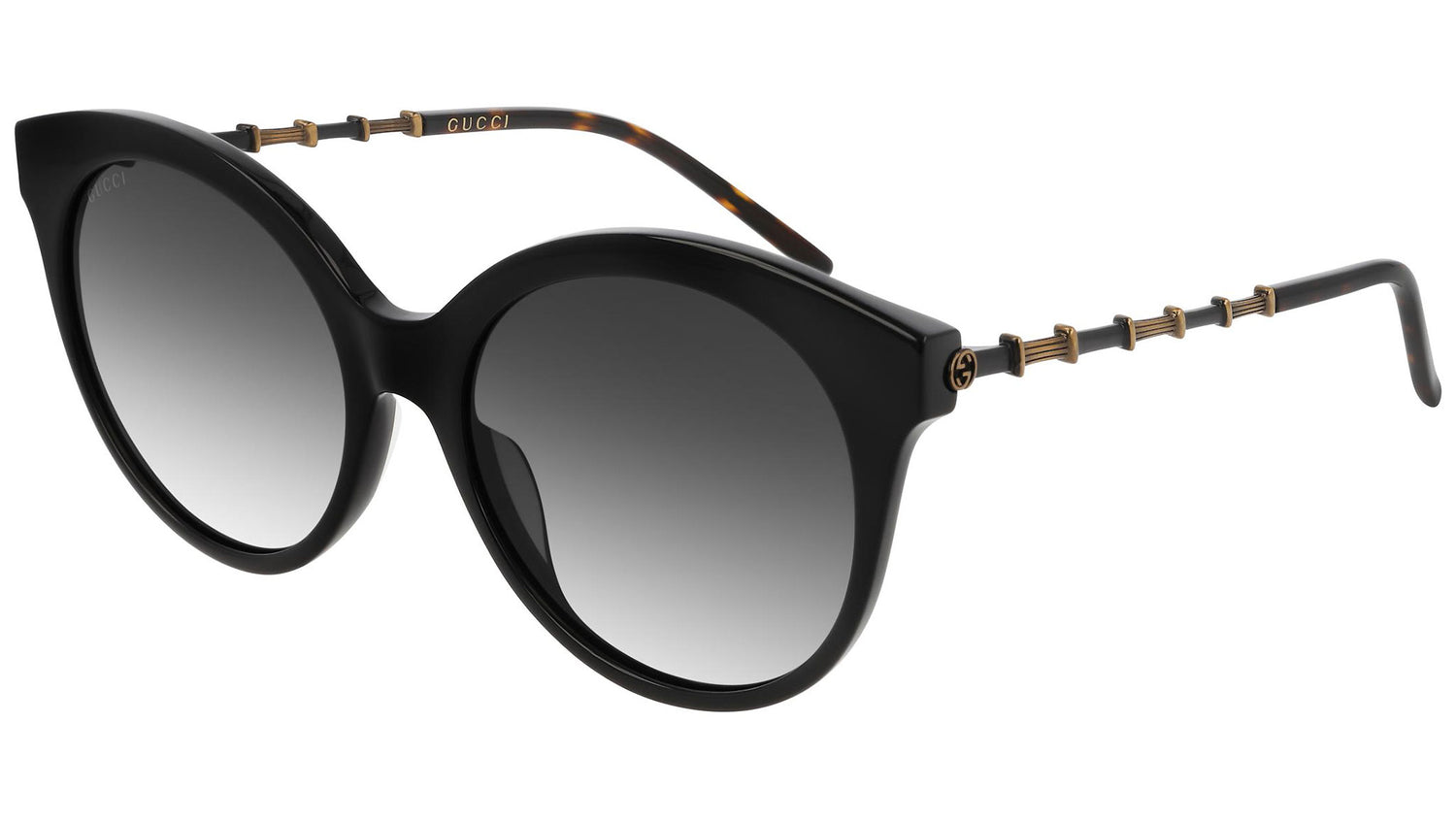 GG0653S shiny black and grey