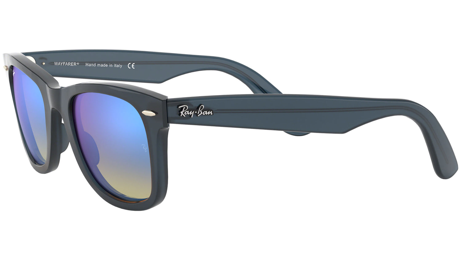 Wayfarer Ease RB4340 blue gradient flash