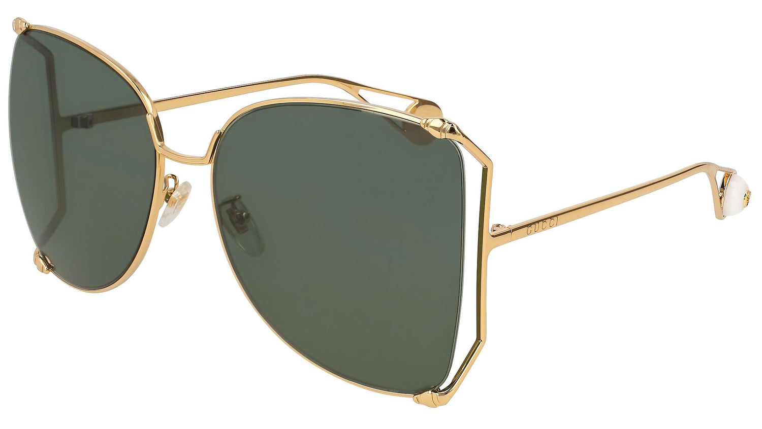 GG0252S shiny gold and green