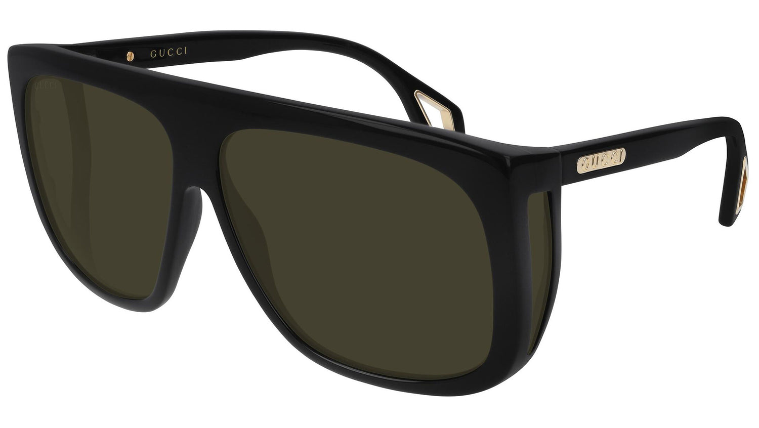 GG0467S shiny black and khaki