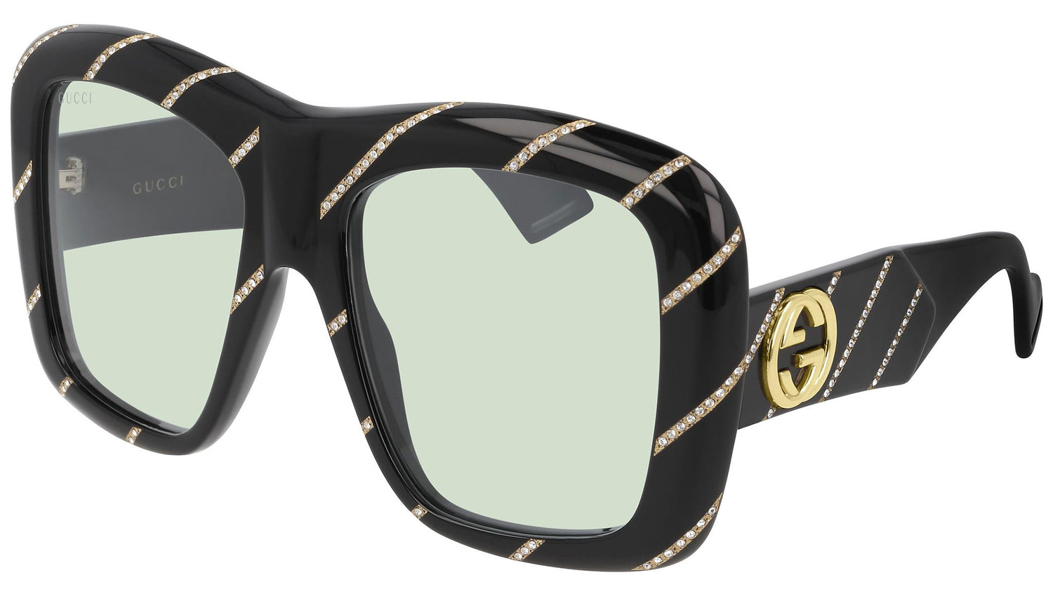 GG0498S shiny black and light green