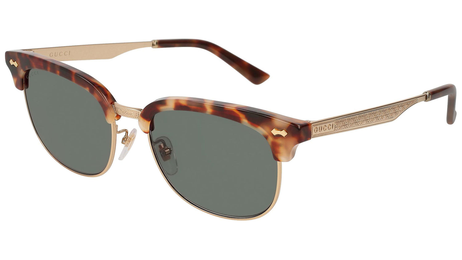 GG0051SA gold tortoise and green