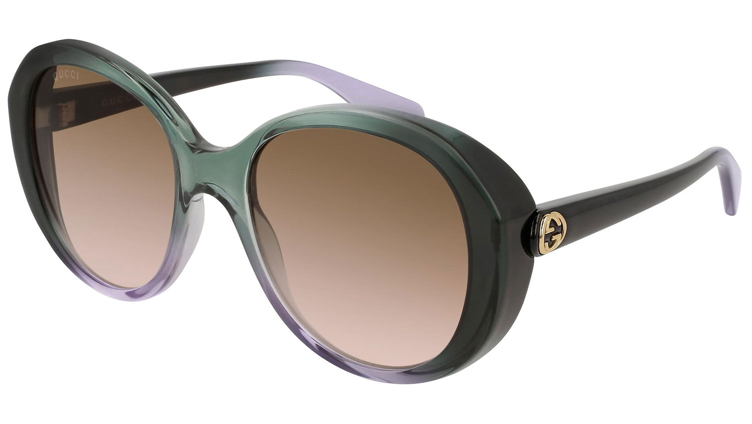 GG0368S violet green and double brown/pink