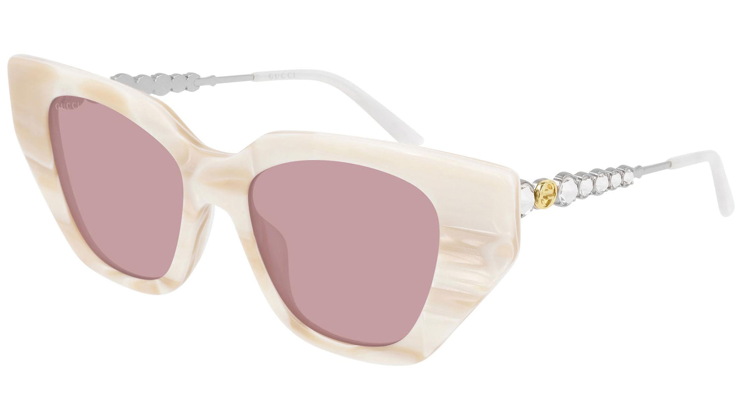 GG0641S shiny white and pink