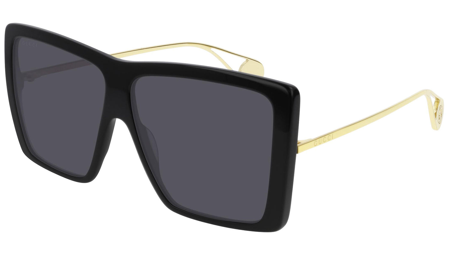 GG0434S shiny black and grey