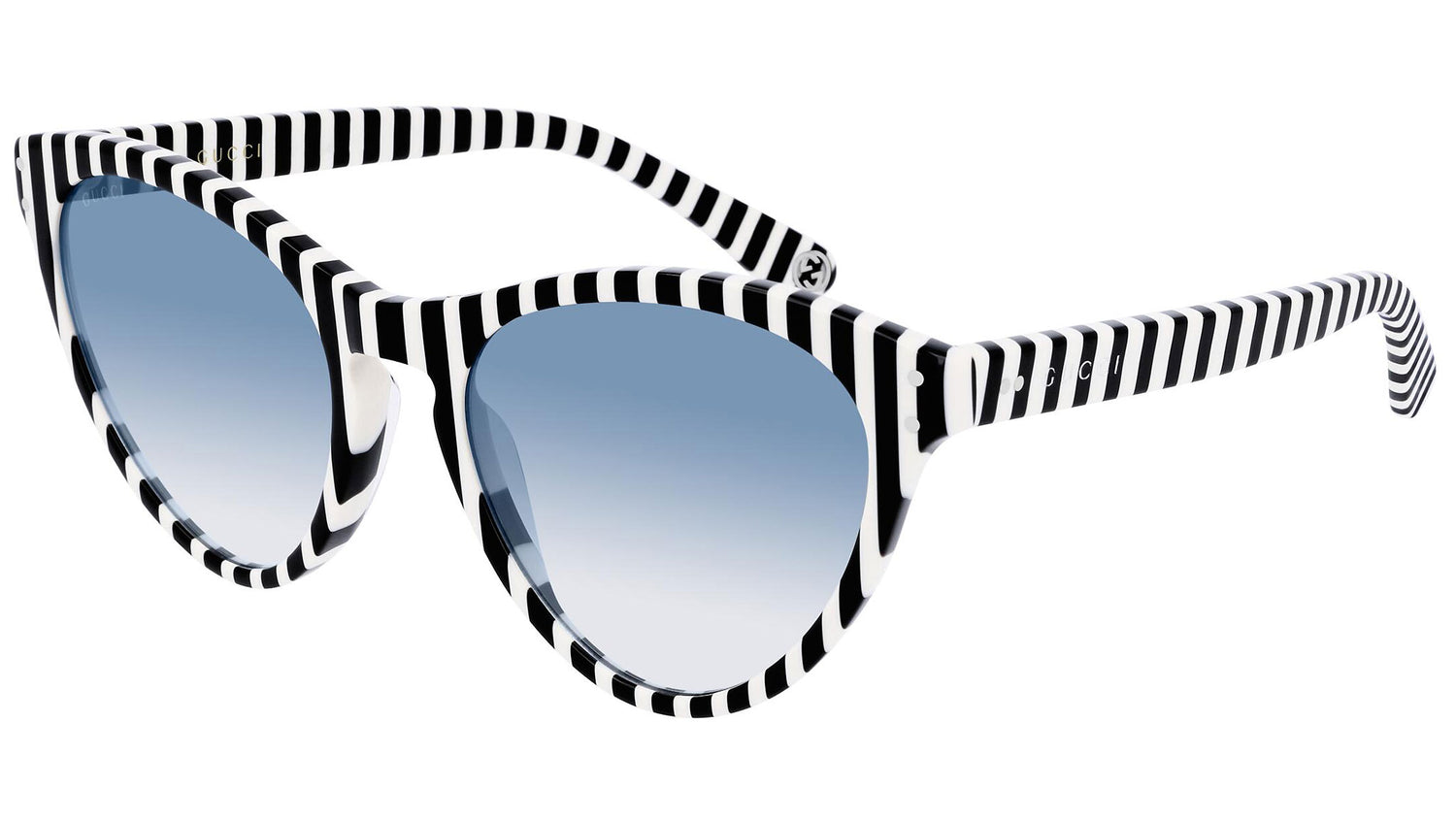 GG0569S ivory black and petrol blue