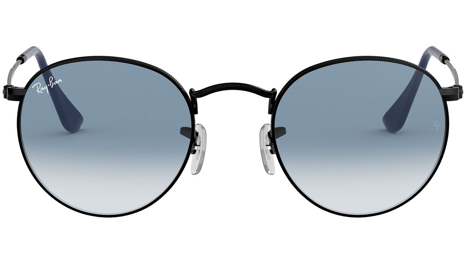 Round Metal RB3447 black blue gradient