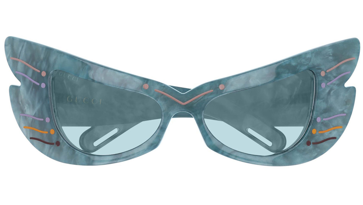 GG0710S shiny light-blue and light azure