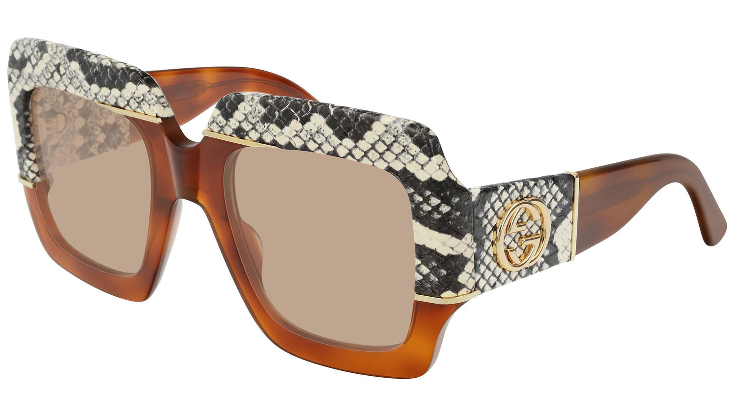 GG0484S yellow tortoise and nude