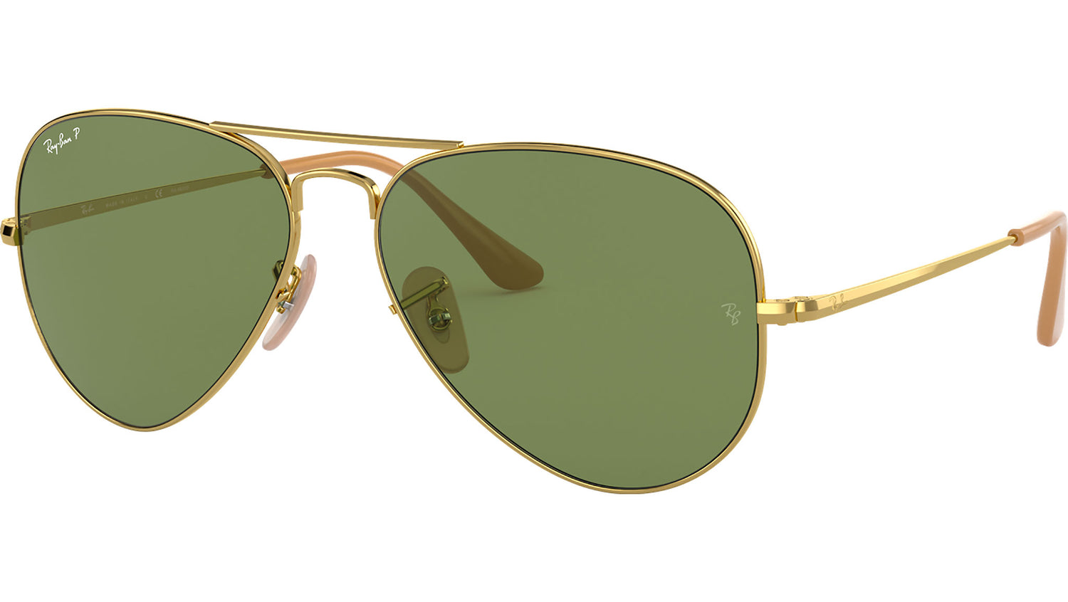 Aviator RB3689 gold green