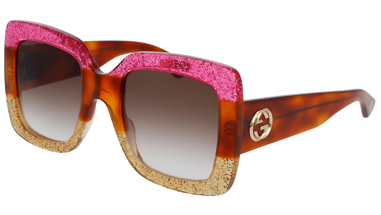 GG0083S gold fuchsia and shaded brown