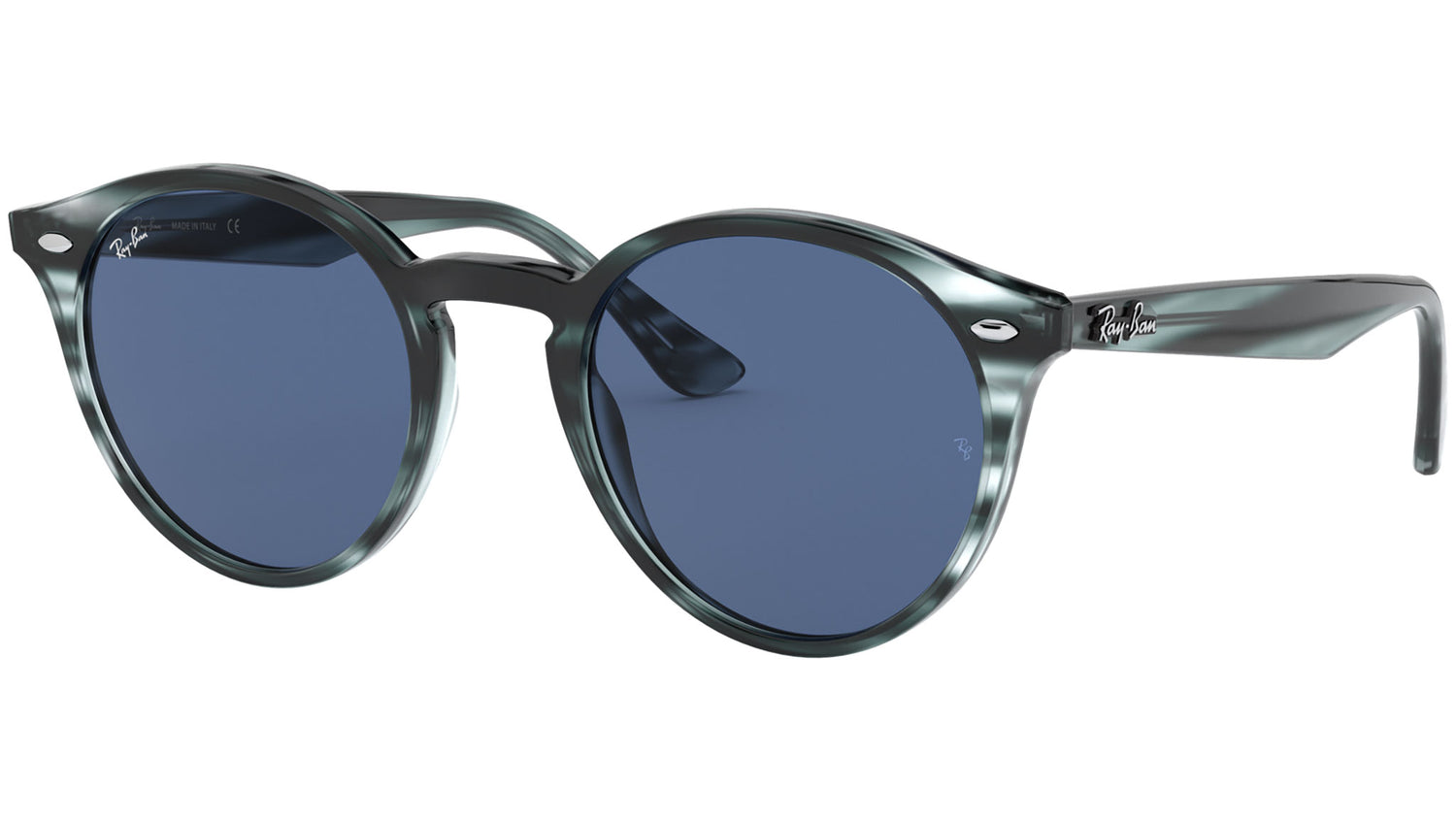 RB2180 striped blue havana