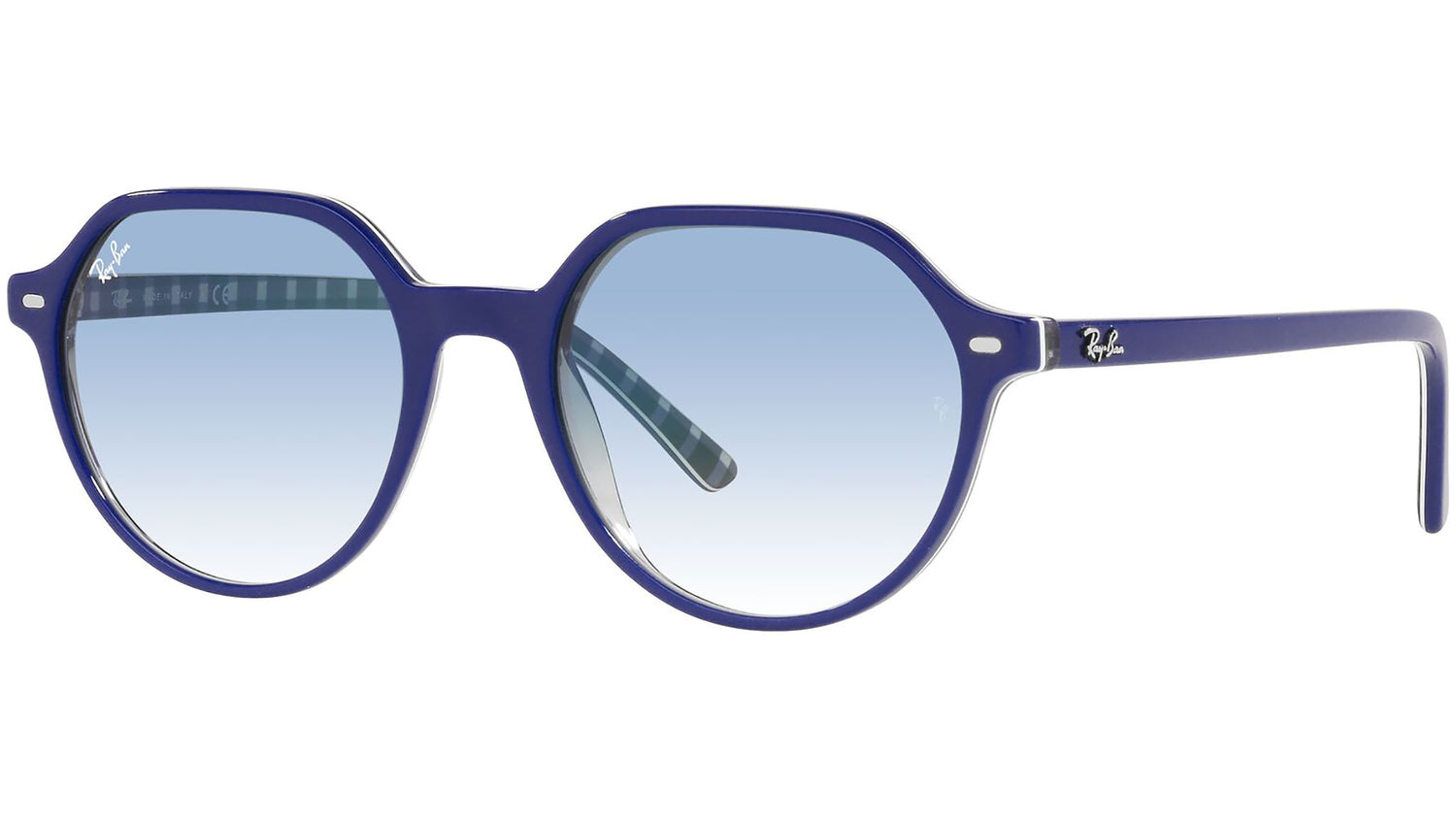 Thalia RB2195 13193F blue on vichy blue/white